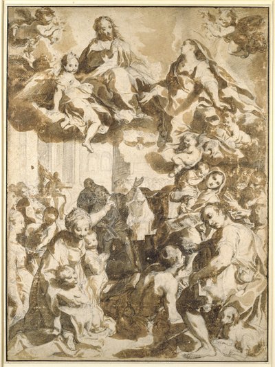 The Madonna del Popolo, after Barocci by Francesco Vanni